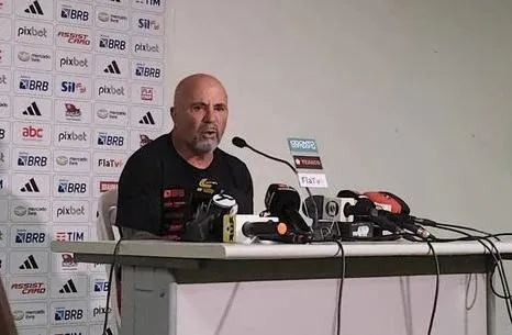 O técnico Jorge Sampaoli está no Flamengo desde abril deste ano