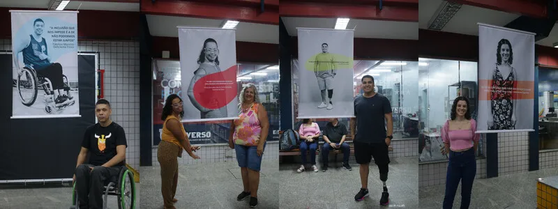 Exposição ouviu pessoas de diferentes grupos considerados minoritários