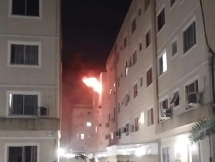 A família estava na igreja no momento do incidente