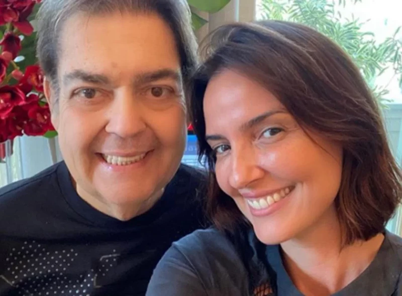 Faustão e a esposa, Luciana Cardoso