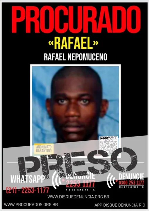 Policiais do 20ºBPM/3ªCPA, prenderam Evadido do Sistema Prisional na Baixada Fluminense, após informações passadas pelo Disque Denúncia