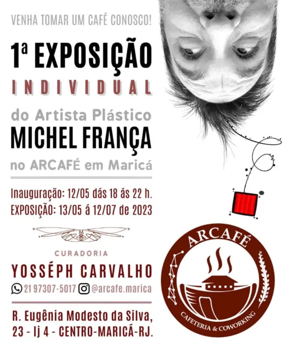 Exposição individual do artista plástico Michel França