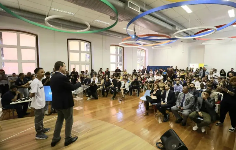 Durante o evento, foi apresentado um vídeo do projeto da arena, que tem capacidade para receber dois times de até cinco jogadores