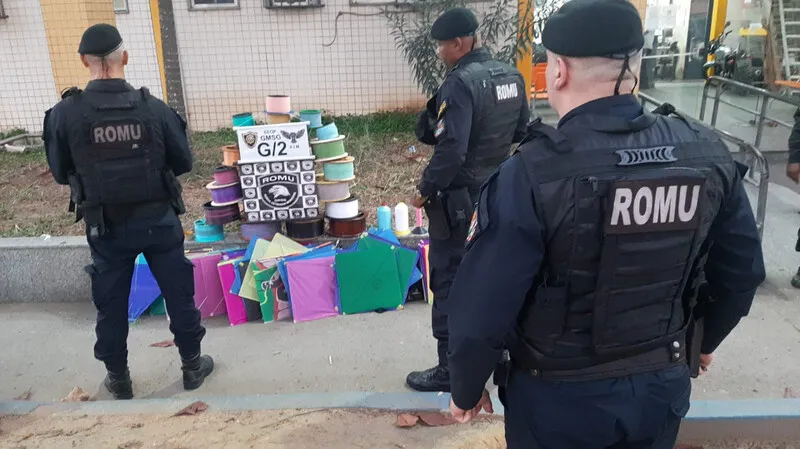 Guardas apreenderam quase 30 carretéis de linha chilena