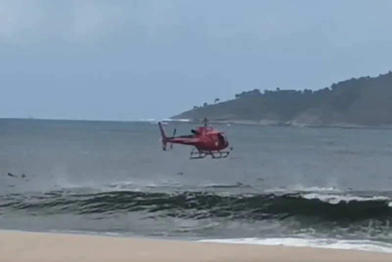 Helicóptero do Grupamento de Operações Aéreas foi acionado ao local