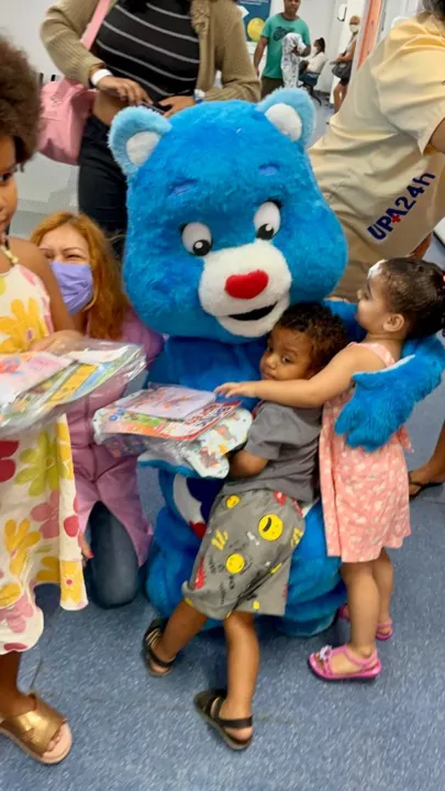Crianças de hospital recebem festa no Dia das Crianças