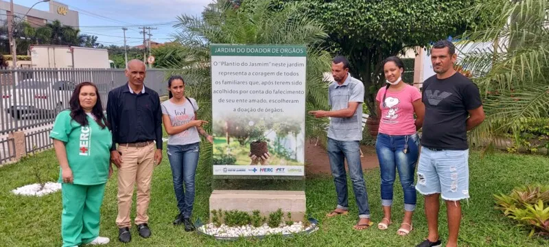 Familiares da paciente participaram de todas as etapas do processo de captação