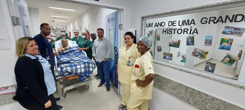 O caminhoneiro Marcelo Cesar Souza do Nascimento, 47 anos, morador de Japeri, na Baixada Fluminense, está entre os pacientes