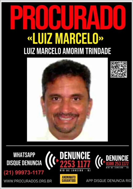 Luiz Marcelo Amorim Trindade, de 43 anos é um dos envolvidos na morte de um Sargento da Marinha e um do Exército