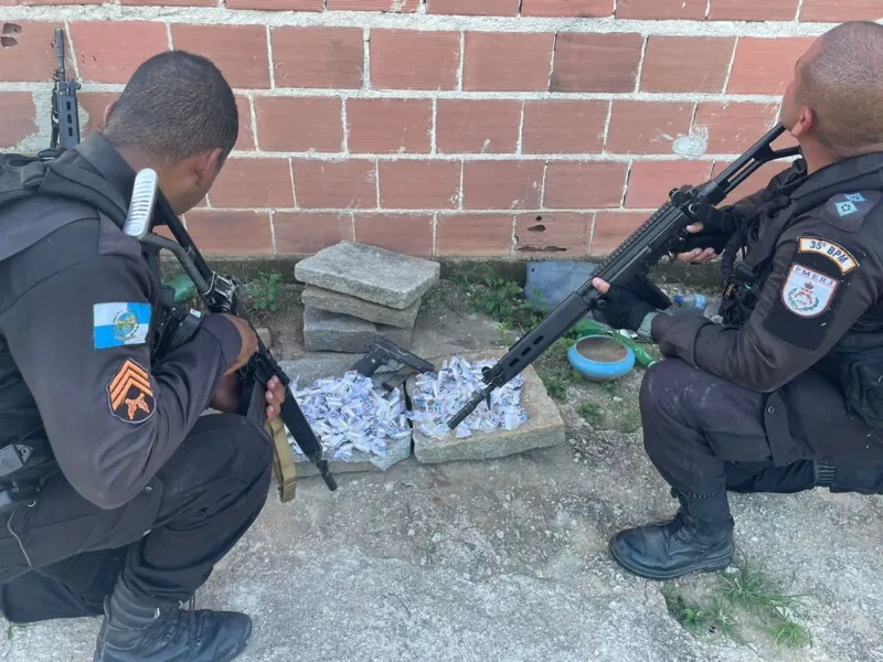 Material ilícito foi encontrado no bairro Bela Vista