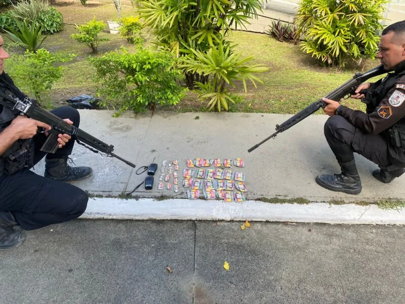 Apreensão aconteceu no bairro Monjolos