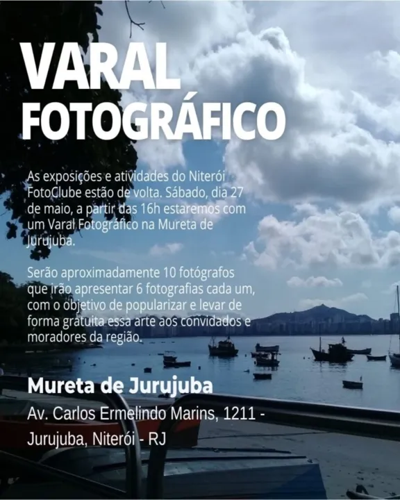Criado em 2019, o Niterói Foto Clube tem como missão difundir e popularizar a arte fotográfica, de forma gratuita e de fácil acesso