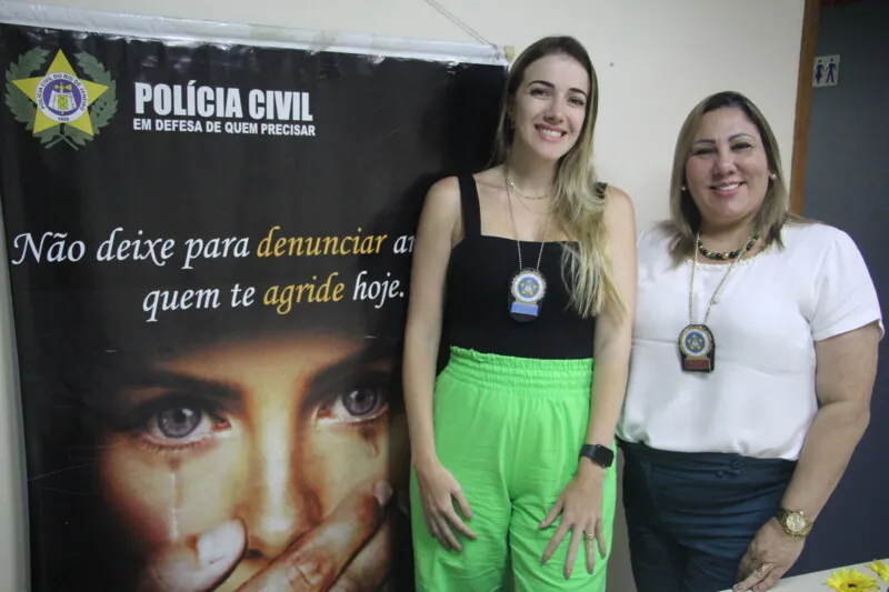 Delegadas Catherine Guedes e Débora Rodrigues