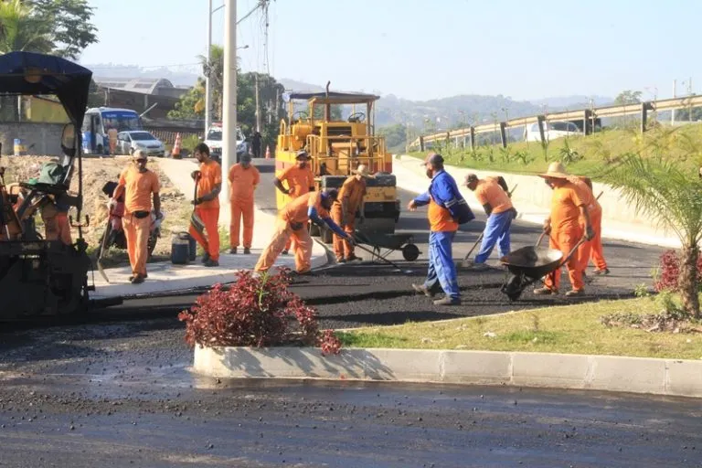 Estrada ganhou pavimentação