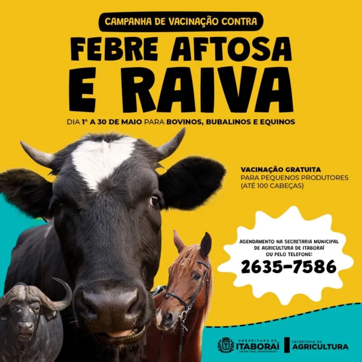 Primeira fase focará em animais e começa na próxima segunda-feira (01/05)