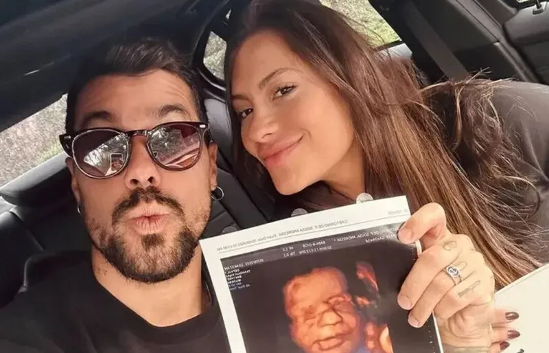 Lipe Ribeiro anunciou o nascimento de seu primogênito, Dom
