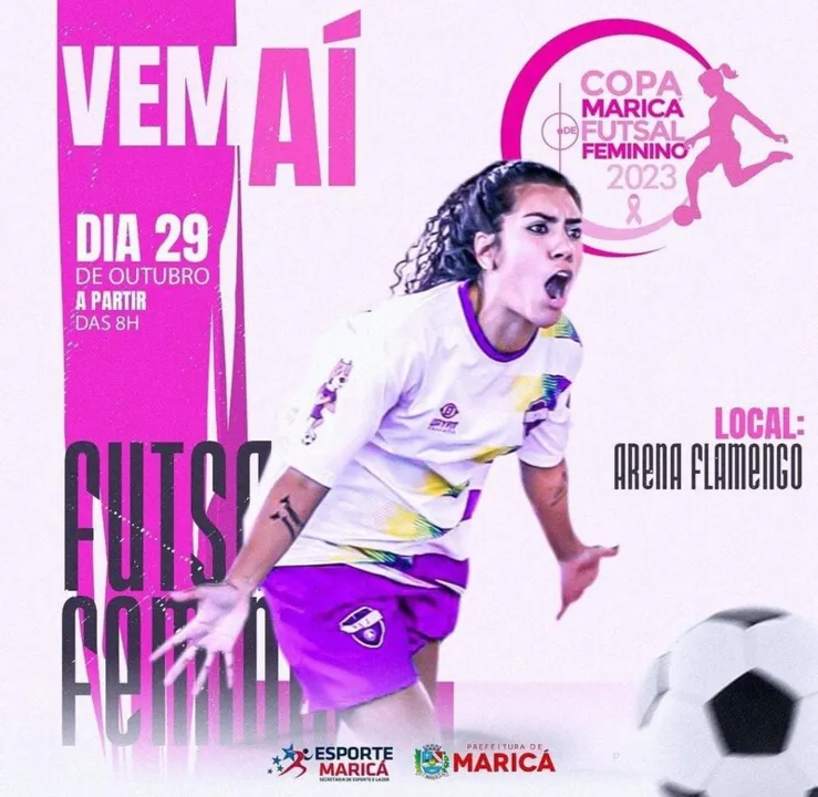 A copa de Futsal Feminino ocorrerá neste domingo (29)