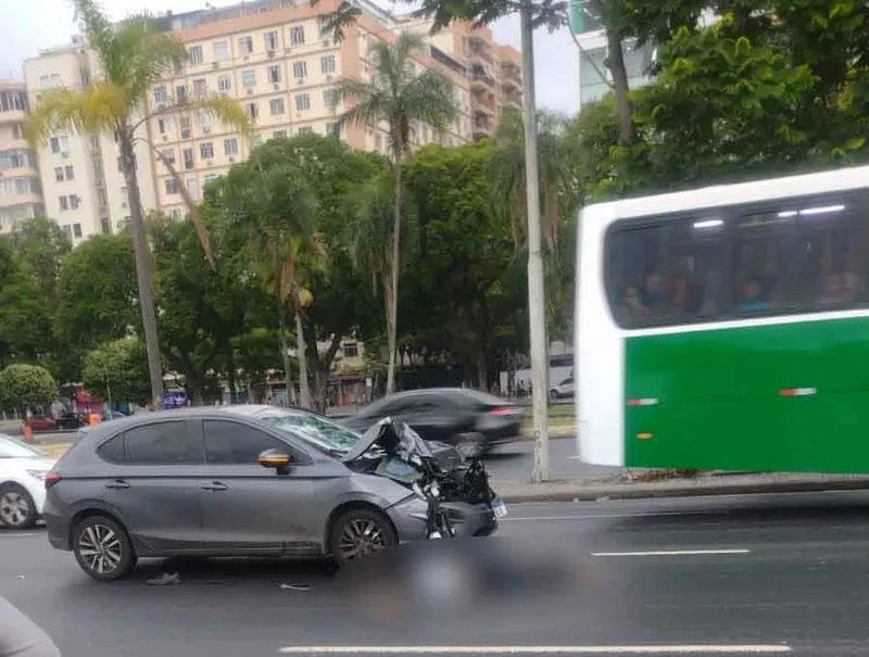 Mulher morreu ao ser atingida por um carro no Aterro do Flamengo