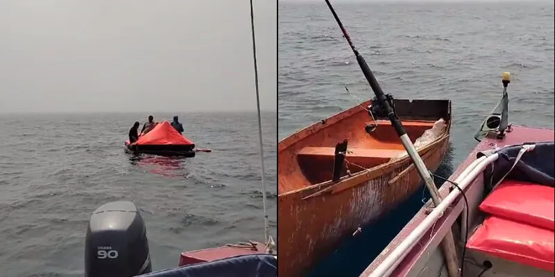 Homens foram resgatados na praia de Ponta Negra