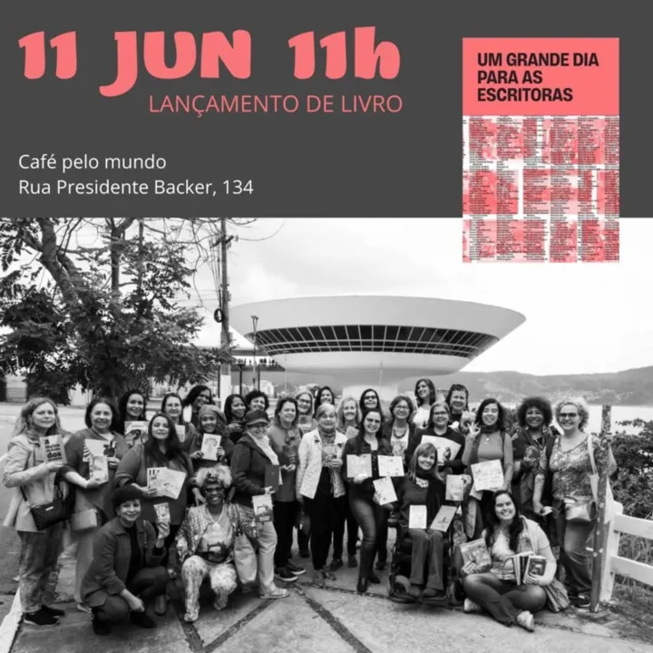 O livro 'Um grande dia para as escritoras' deve reunir fotos e depoimentos de mulheres escritoras de 48 cidades do Brasil