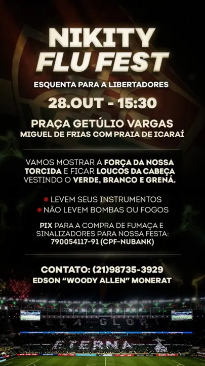 Cartaz de divulgação do evento