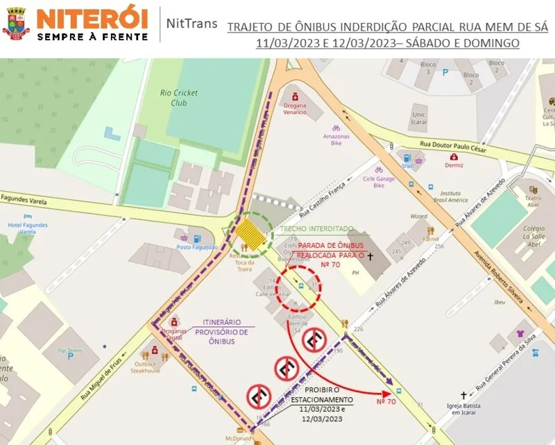 Icaraí terá mudanças no trânsito a partir desta sexta-feira (10)