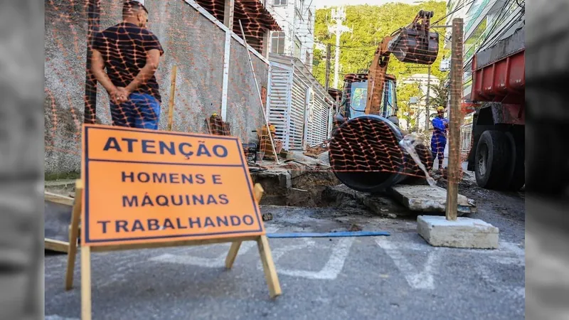 Bairro passar por obras de macrodrenagem