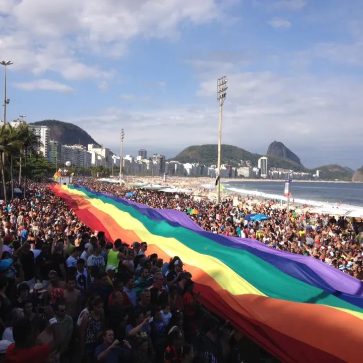 Parada do Orgulho gay, no Rio de Janeiro/RJ (Flávia Vilela/Agência Brasil)