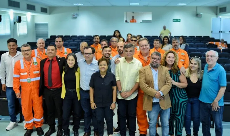 Autoridades visitaram as obras do complexo, em Itaboraí