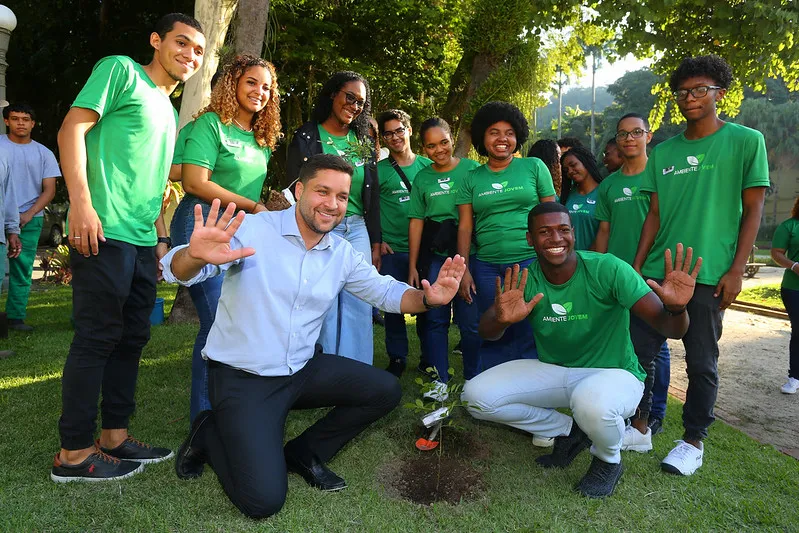 O encontro contou com a presença do vice-governador e secretário de Estado do Ambiente e Sustentabilidade, Thiago Pampolha