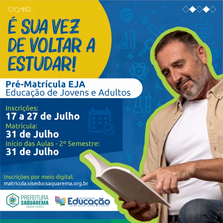 Para se matricular, os interessados devem ter a idade mínima exigida