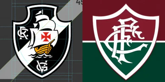 Fluminense e Vasco apareceram na lista, que conta também com outros dois escudos brasileiros