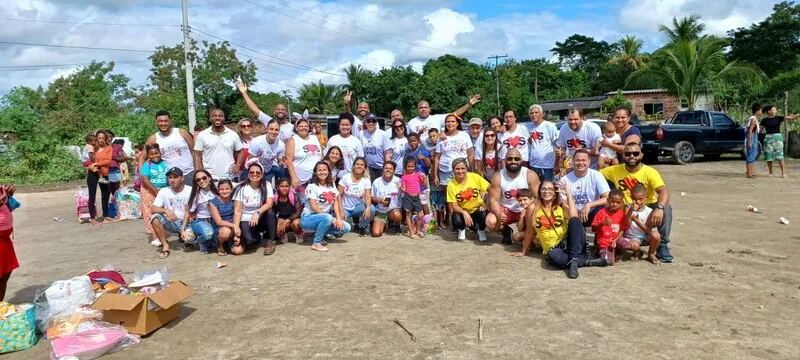 As ações são realizadas sempre no desativado aterro sanitário em Itaoca, no Complexo do Salgueiro, em datas especiais, como Natal, Páscoa e Dia das Crianças