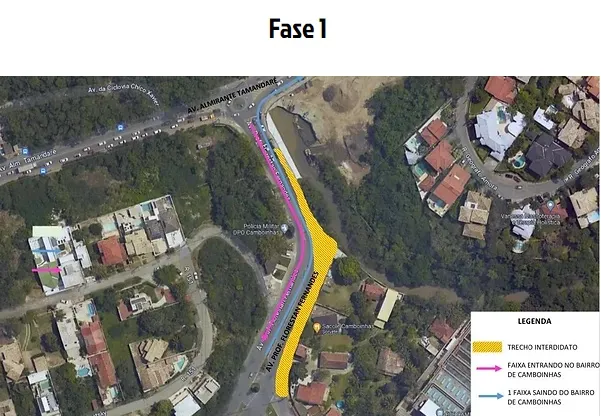 Primeira fase das obras se estende até 14 de julho