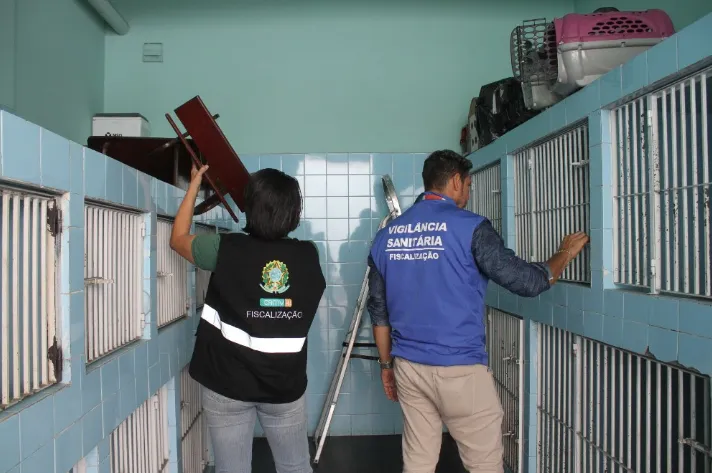Vigilância Sanitária flagra irregularidades em clínica veterinária de SG