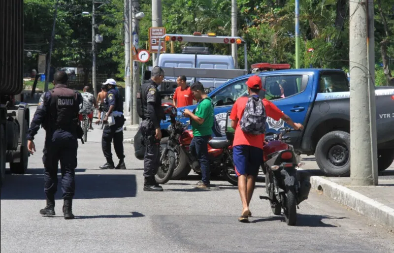 Operação apreendeu motos irregulares em Neves