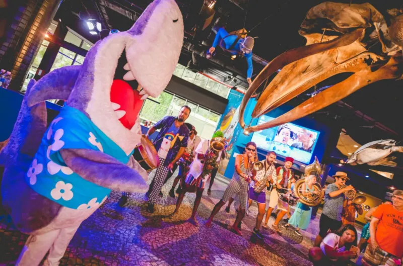 Programação especial de carnaval do AquaRio promete animar os visitantes