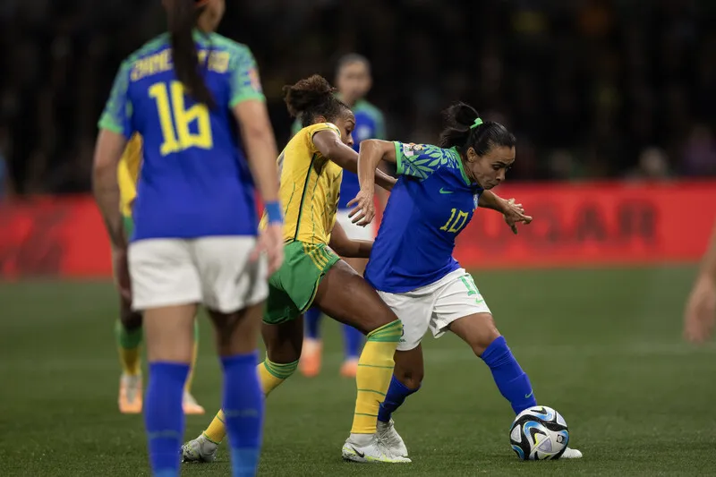 Esse foi o primeiro jogo da camisa 10, Marta, como titular