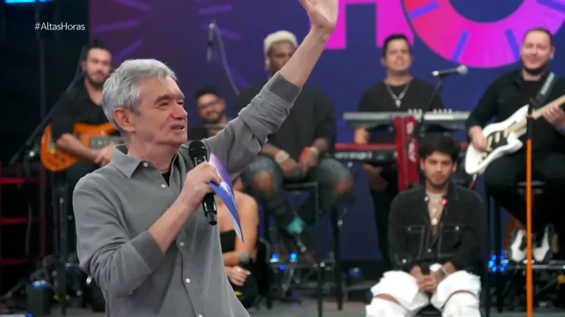 O apresentador recebeu mensagens de artistas e fãs desejando melhoras e uma recuperação rápida