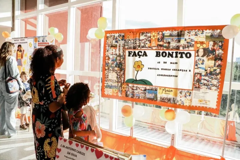 A exposição é realizada em alusão ao dia 18 de maio, instituído Dia Nacional de Combate ao Abuso e à Exploração Sexual de Crianças e Adolescente