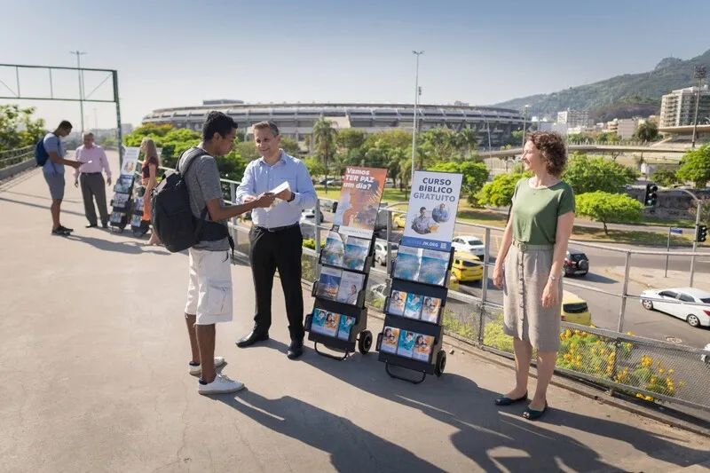 Testemunhas de Jeová estão se organizando para marcar presença no entorno do estádio do Maracanã