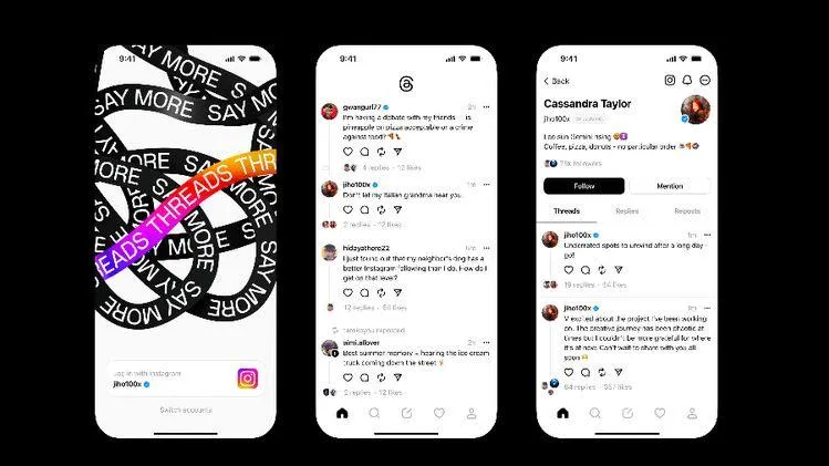 O Threads chegou a mais de 10 milhões de inscritos em poucas horas de lançamento