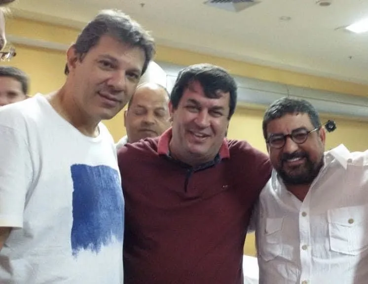 Fernando Haddad, Lourival Casula e Quaquá