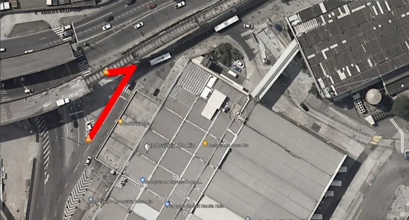 Além do trecho em frente a Rodoviária Novo Rio, entroncamento na Avenida Rodrigues Alves também ficará interditado