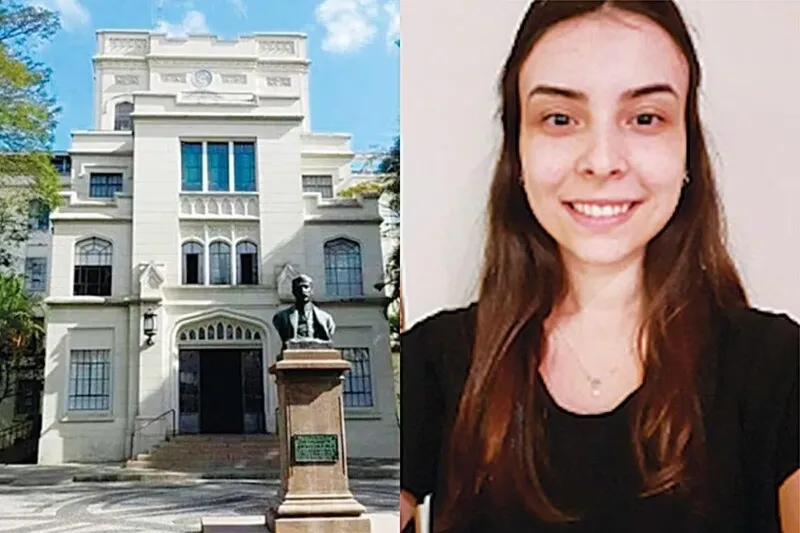Alicia Muller, de 25 anos, é suspeita de aplicar golpes em sua turma de medicina e em uma lotérica de SP