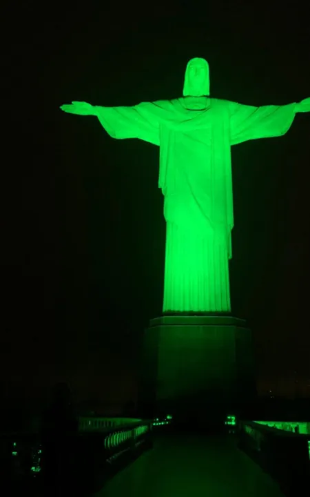 A missa celebrando a Quaresma foi realizada às 8h no Cristo Redentor