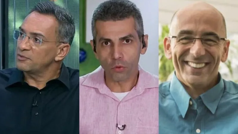 Estes são os três primeiros grandes nomes de uma lista de demissões que afetará todo o departamento de Esporte da Globo