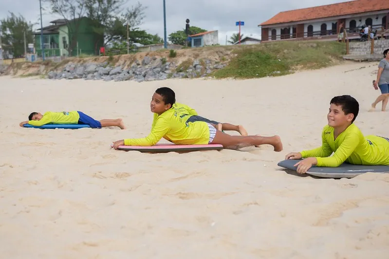 As aulas acontecem na Barra de Maricá