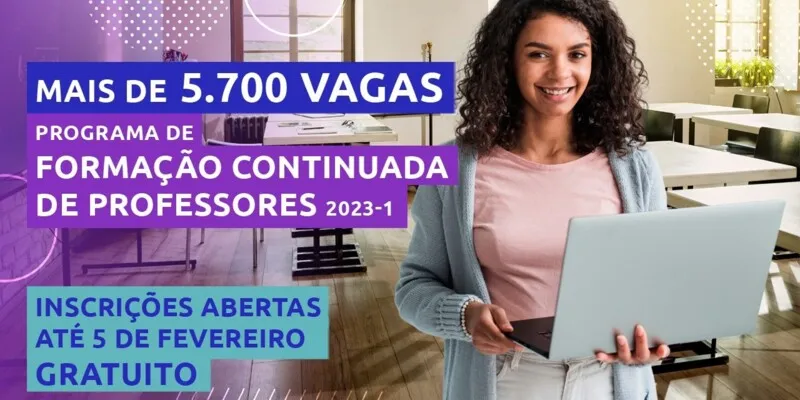 O programa de formação continuada de professores é ofertada pela Fundação Cecierj
