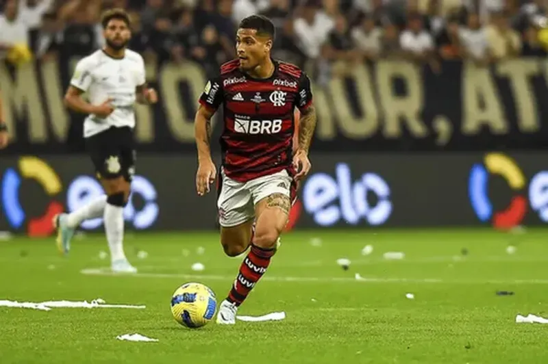 João Gomes, em Corinthians x Flamengo, na final da Copa do Brasil